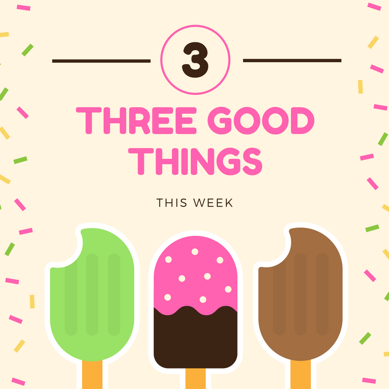 Three good things for November